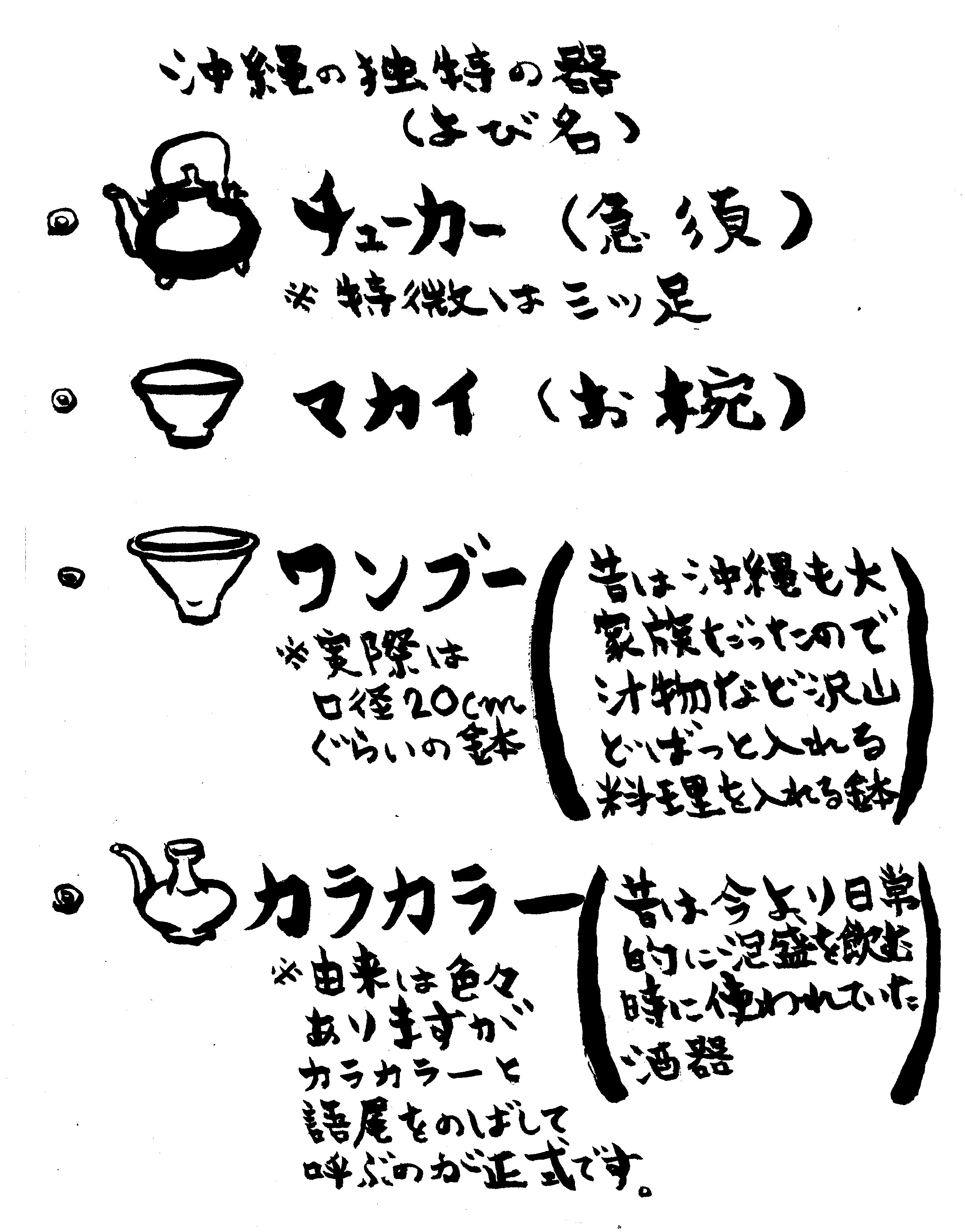 琉球陶器について